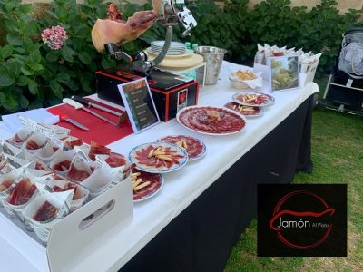 Corte de jamon en bodas y eventos